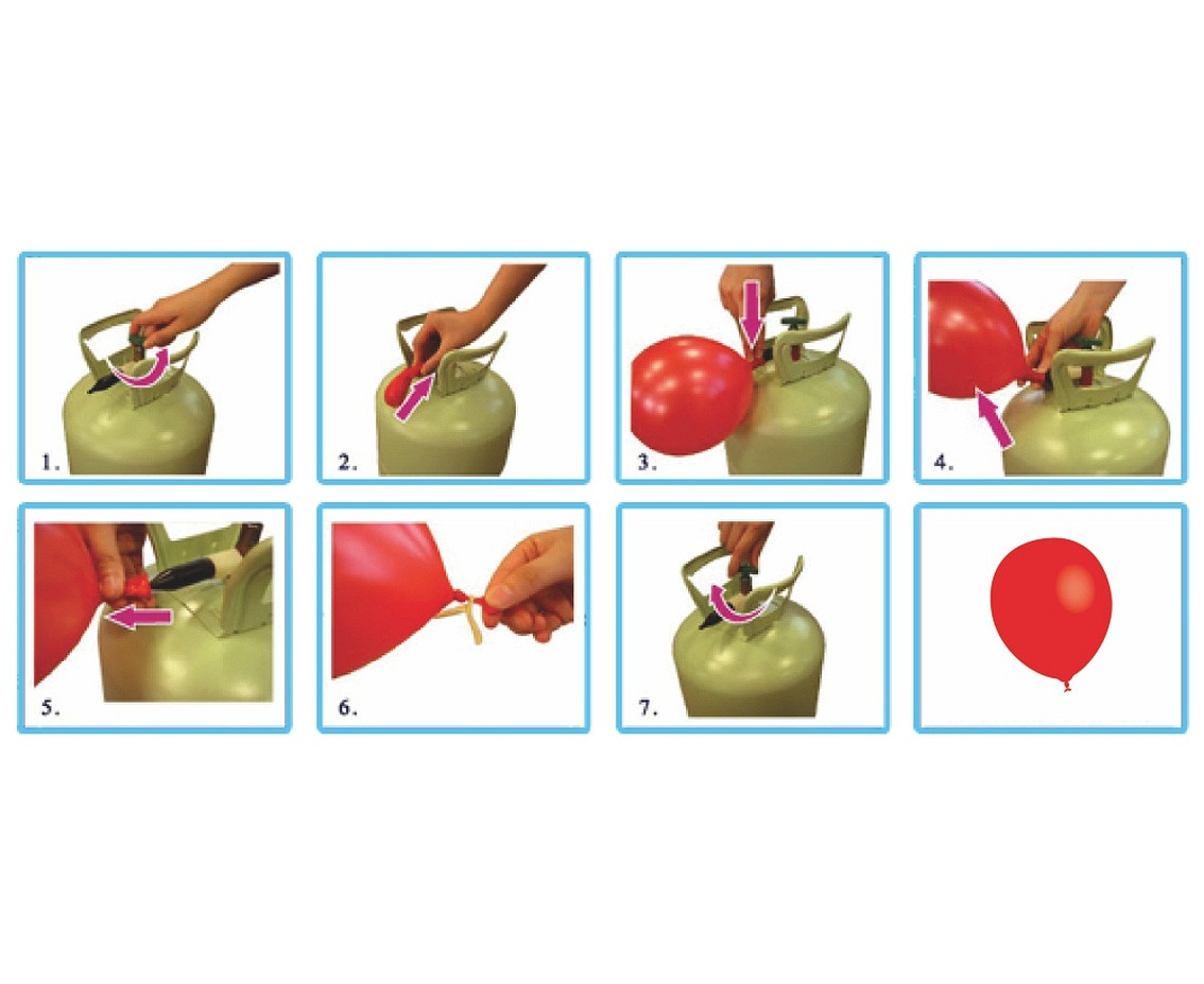 Balloon Helium Tank for 30 pcs 9inch balloons