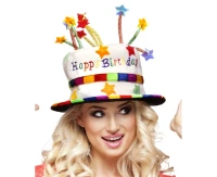 Rainbow Happy Birthday hat