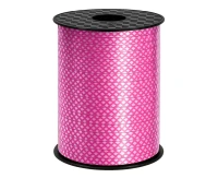 Ribbon silver and pink checkered pattern, 500 y (458 m)