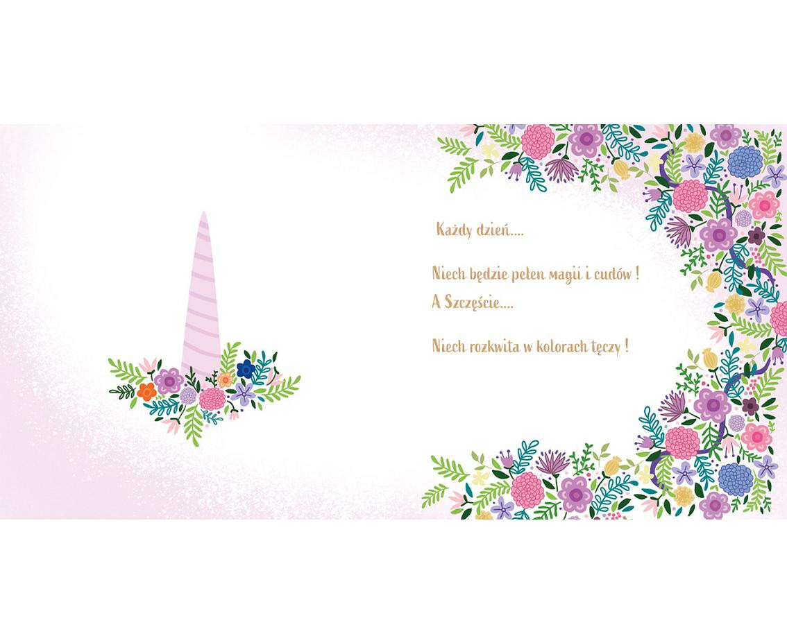 kw Unicorn Greeting card, 1 pc.