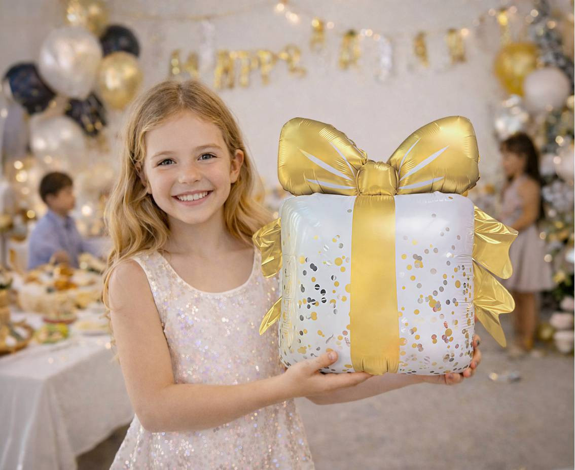 Foil balloon Gift, 50x48 cm, not for helium