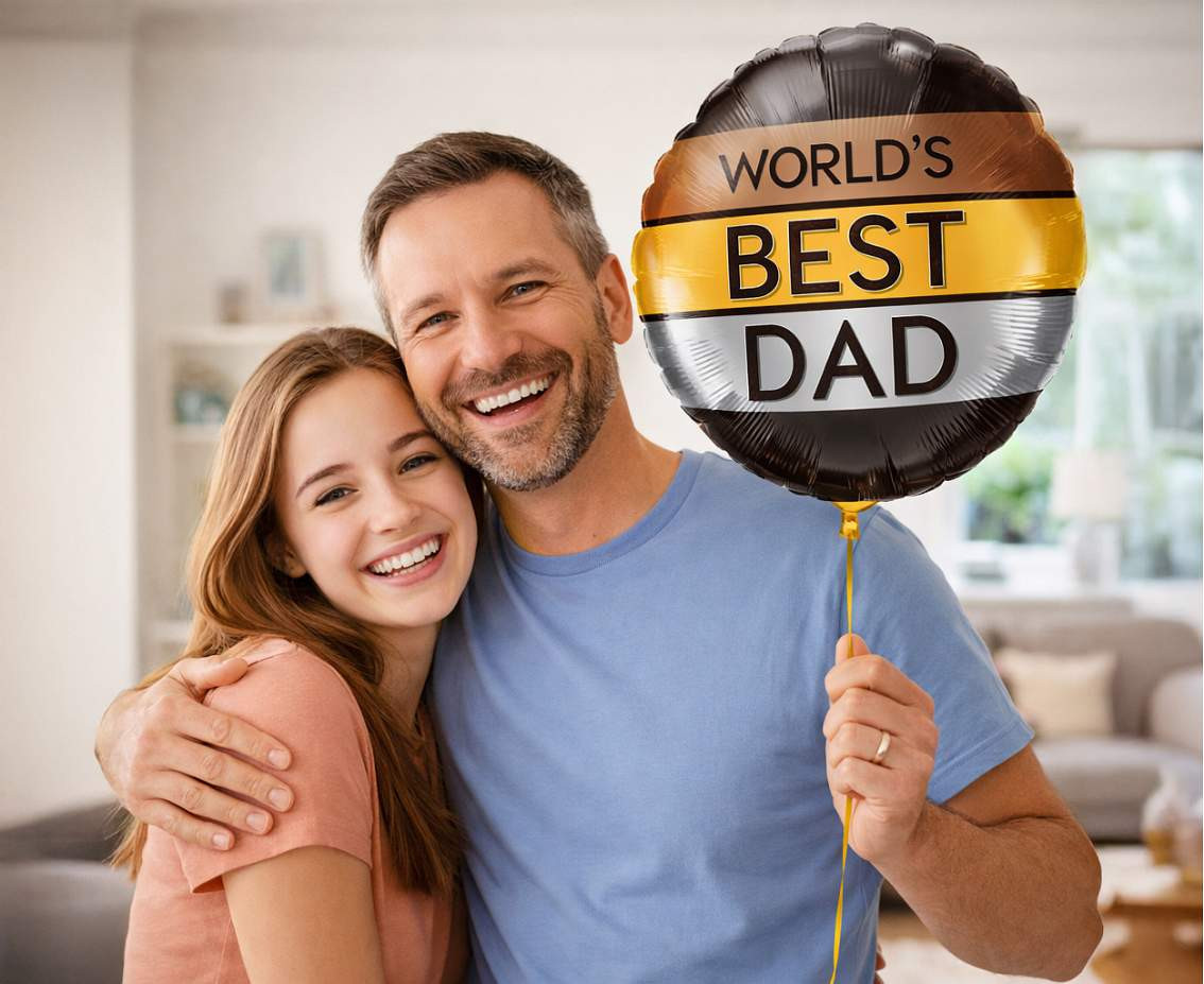 Foil balloon 18" For The Best Dad