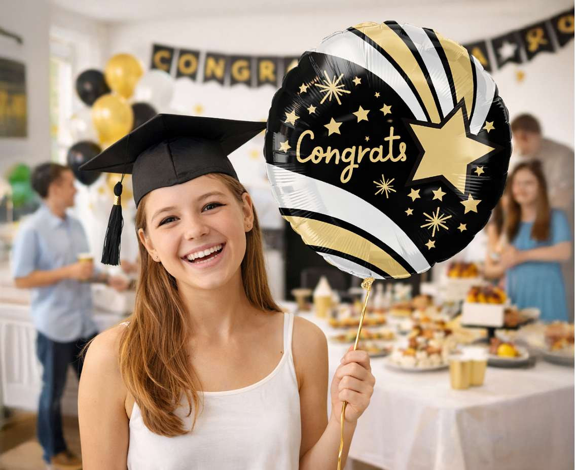 Foil balloon 18" Congrats