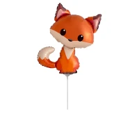 Foil Balloon 13" FX – Fox mini (red), unpackaged