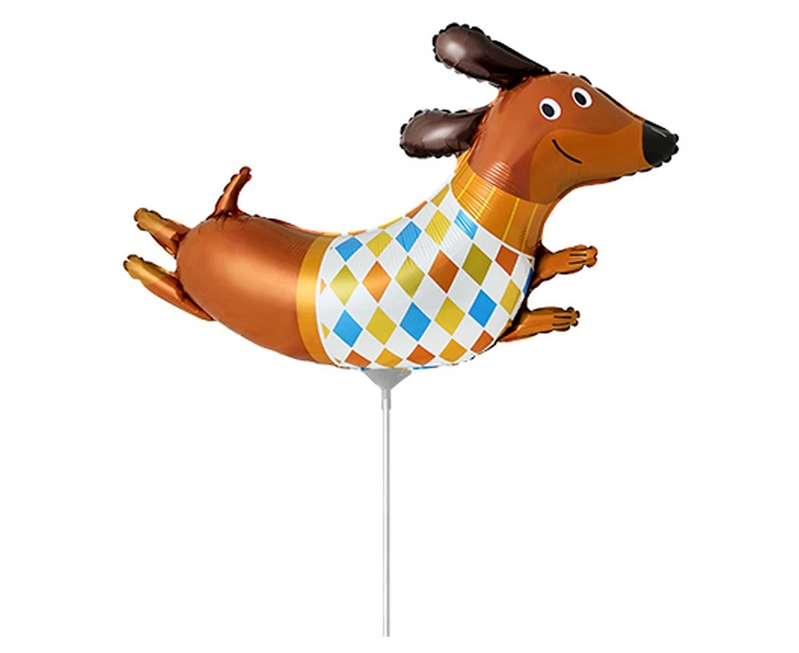 Foil Balloon 11" FX – Dachshund mini, unpackaged