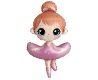 Foil Balloon 16" FX – Ballerina mini, unpackaged
