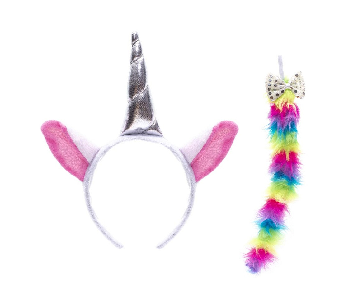 Unicorn (Set headband, tail)