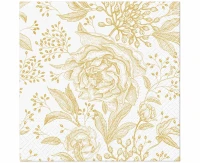 PAW Paper Napkins Rose Peonies, 33x33 cm, 20 pcs.