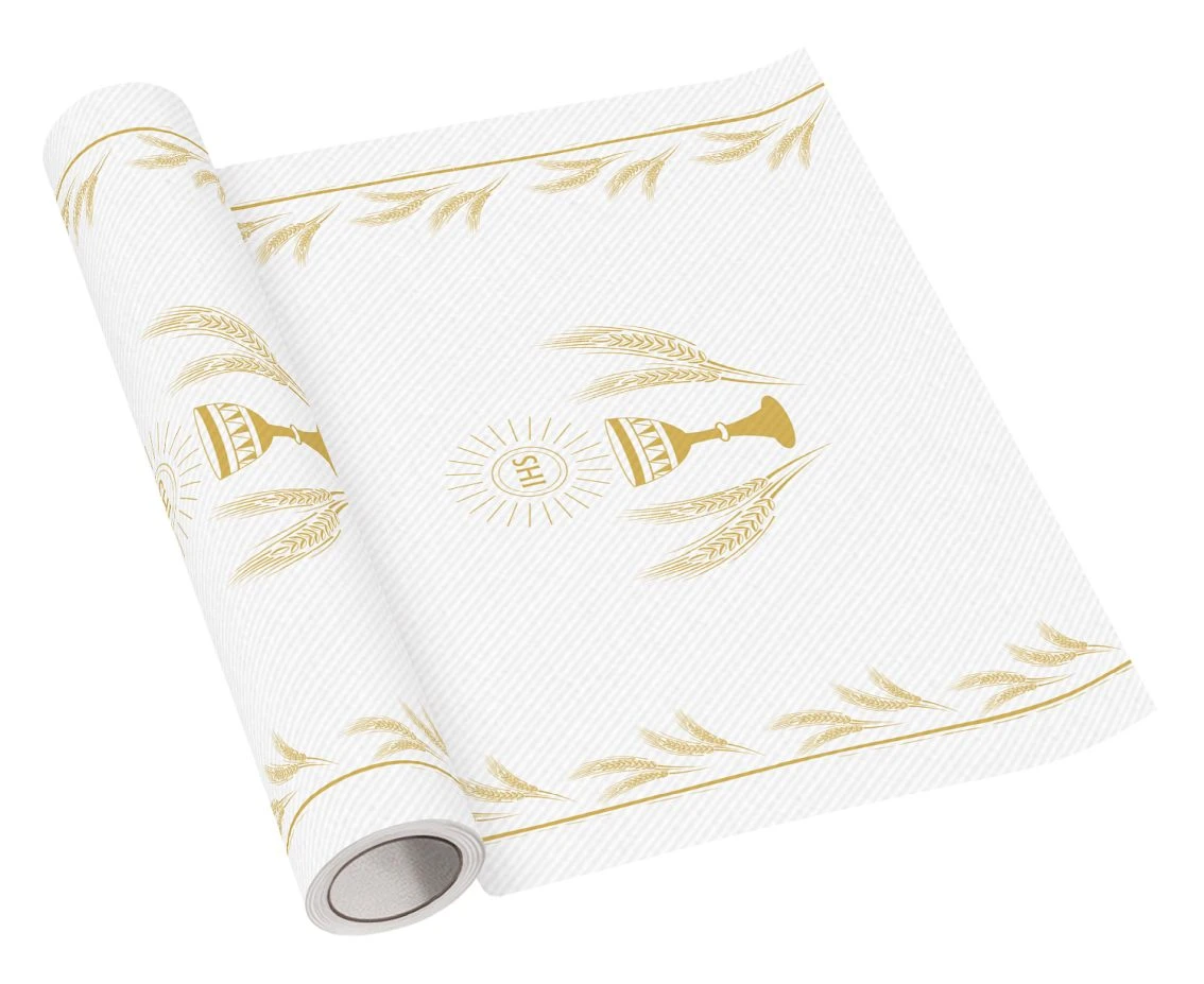 PAW Tablecloth First Communion, 40cm x 5m