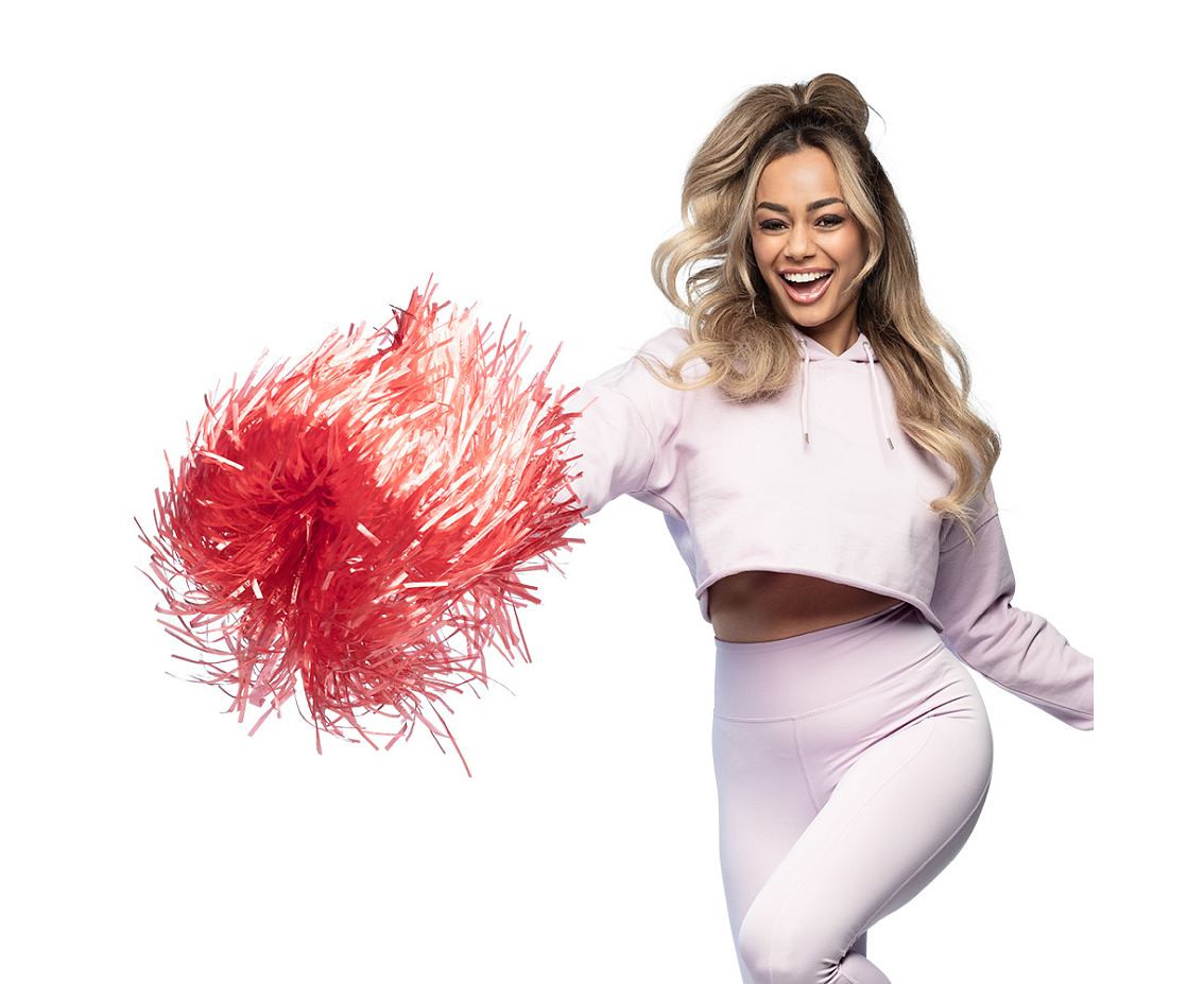 Cheerlider Pompom red deluxe (50 cm)