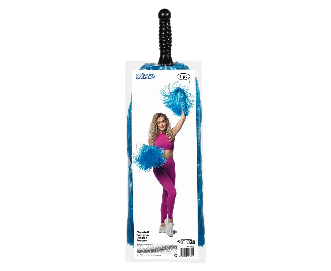 Cheerlider Pompom blue deluxe (50 cm)