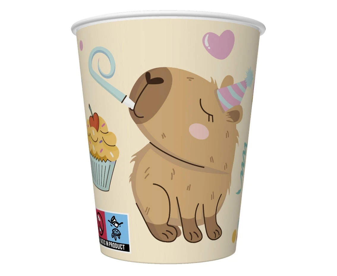 Capybara Cups, 250 ml, 8 pcs.