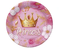 POLMAK Princess Crown Plates, 18 cm, 8 pcs.