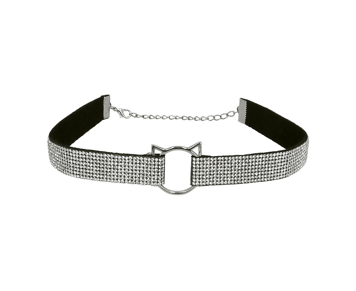 Set Diamond cat (tiara and choker)