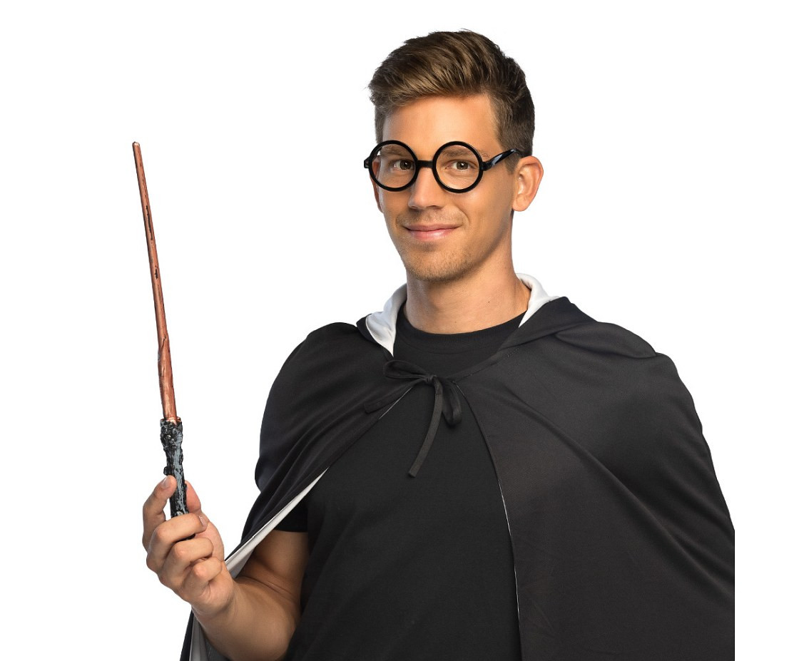 Set Wizard (party glasses and magic wand)
