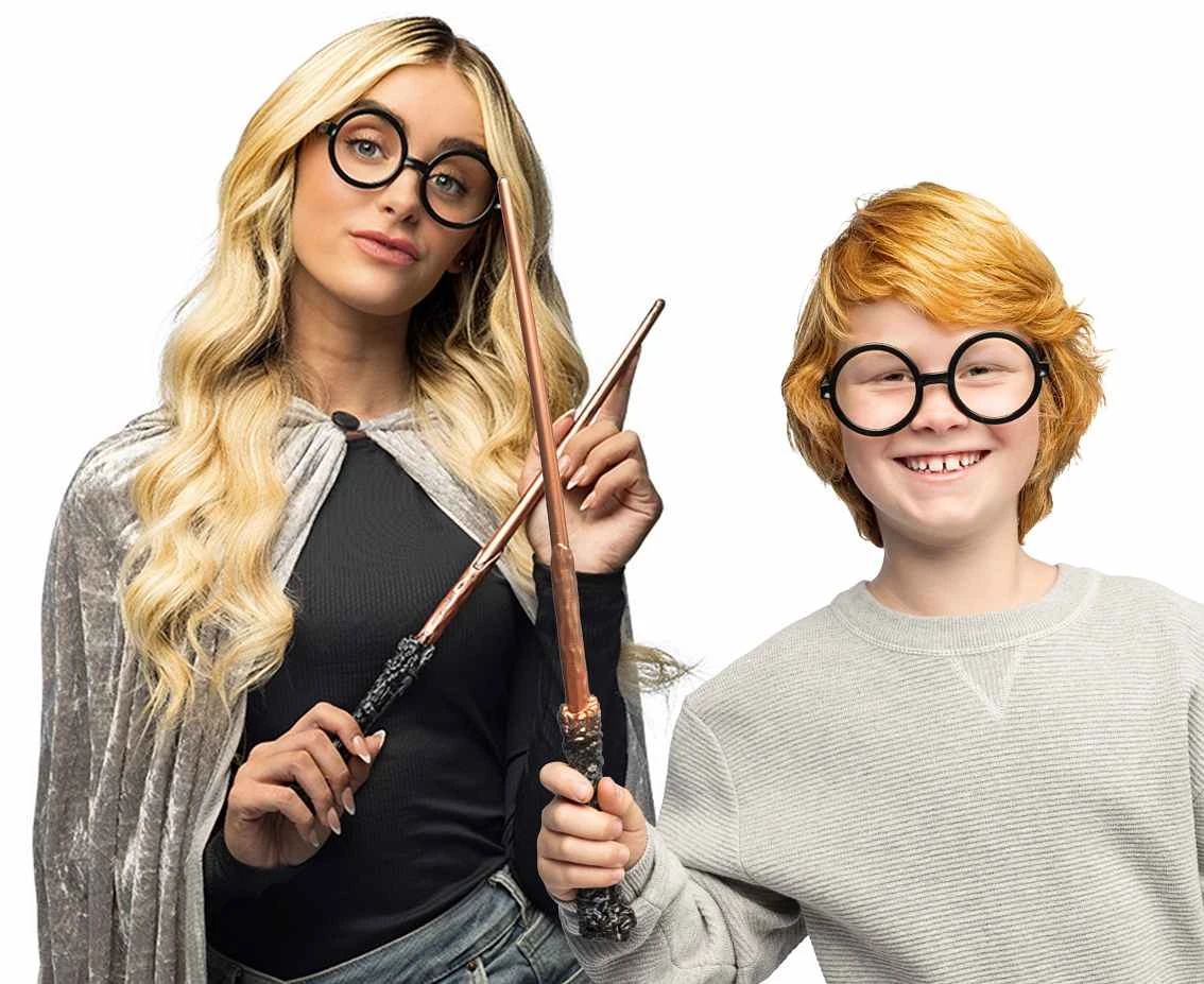 Set Wizard (party glasses and magic wand)