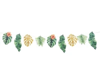 Paper garland Tropical leaves (3 m)