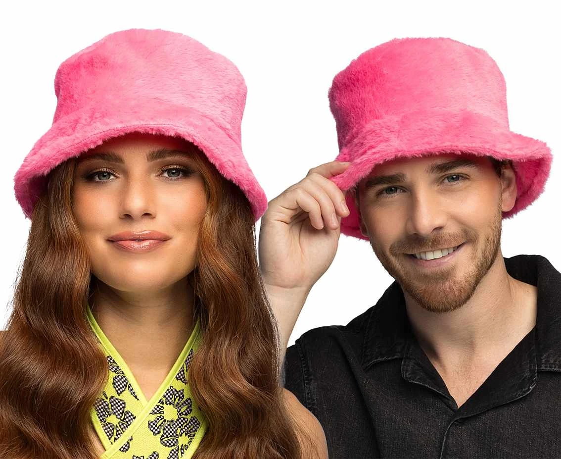 Bucket hat Pink Rave