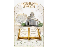 Communion Card, Bible, Church