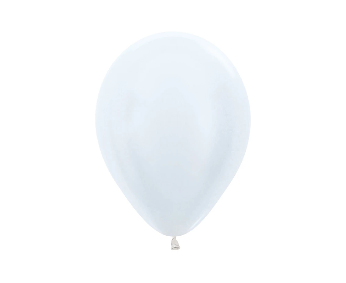 Sempertex Balloons 5", Pearl White, 50 pcs.