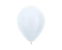 Sempertex Balloons 5", Pearl White, 50 pcs.