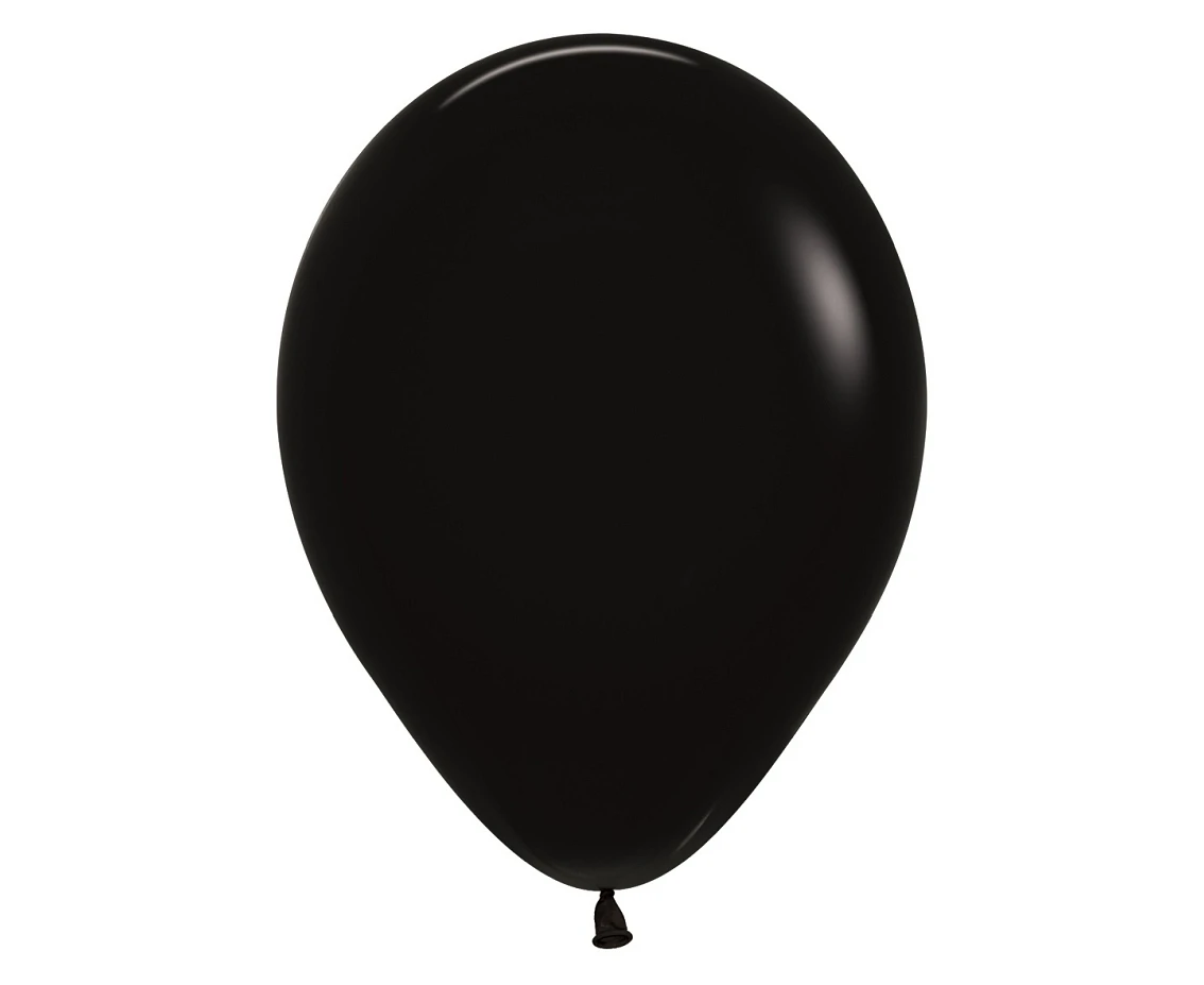 Sempertex Balloons 12", Black, 50 pcs.