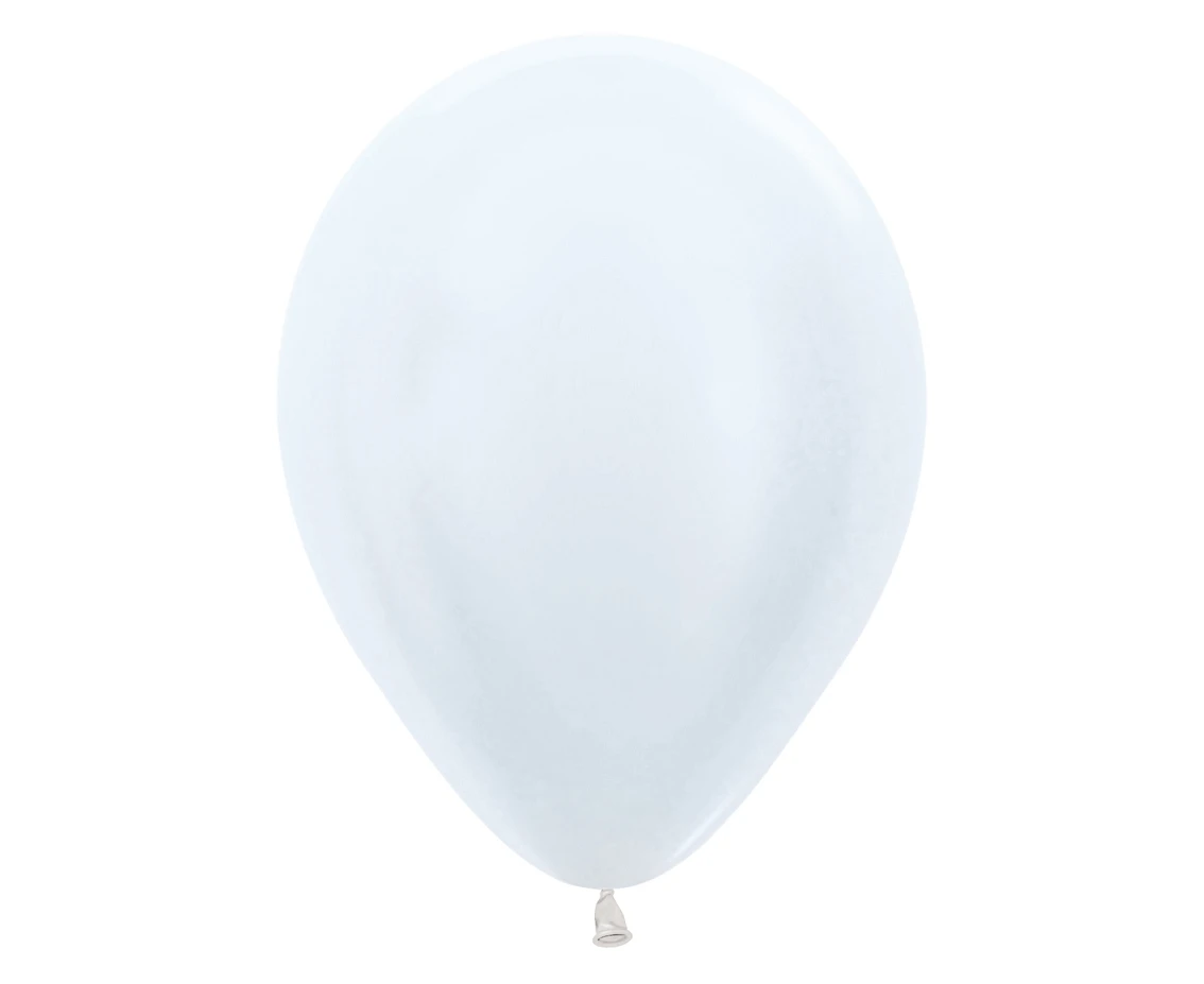 Sempertex Balloons 12", Pearl White, 50 pcs.