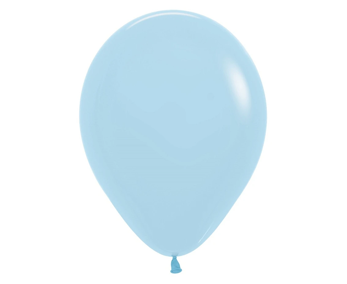 Sempertex Balloons 12", Pastel Matte Blue, 50 pcs.