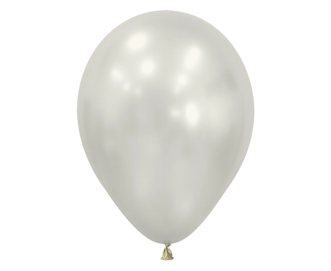 Sempertex Balloons 12", Silk Oyster White, 50 pcs.
