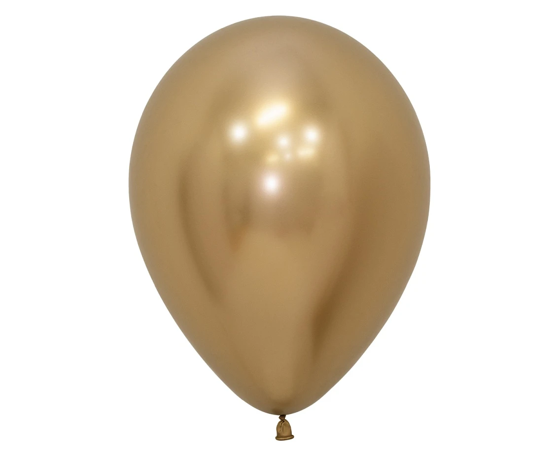 Sempertex Balloons 12", Reflex, Gold, 50 pcs.