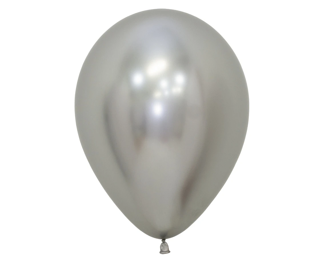 Sempertex Balloons 12", Reflex, Silver, 50 pcs.
