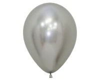 Sempertex Balloons 12", Reflex, Silver, 50 pcs.