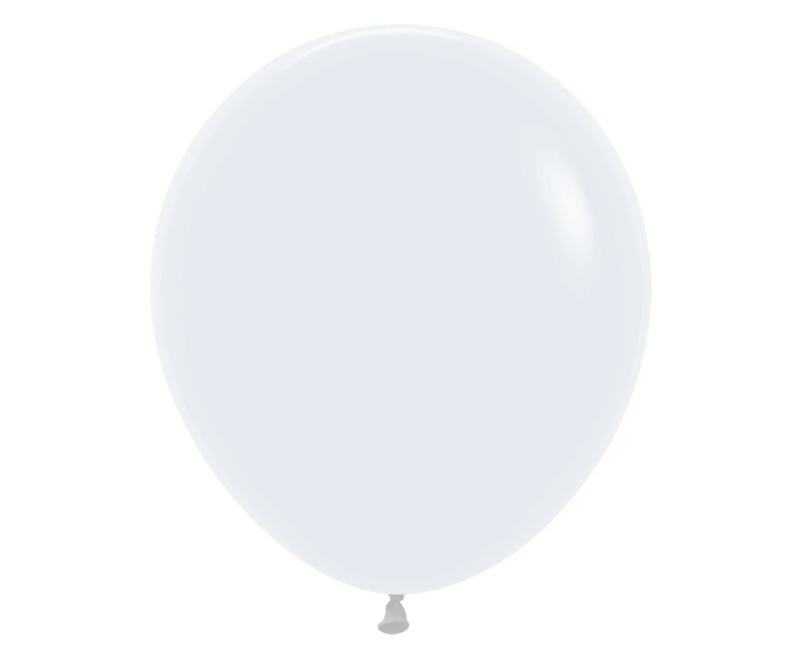 Sempertex Balloons 18", White, 25 pcs.