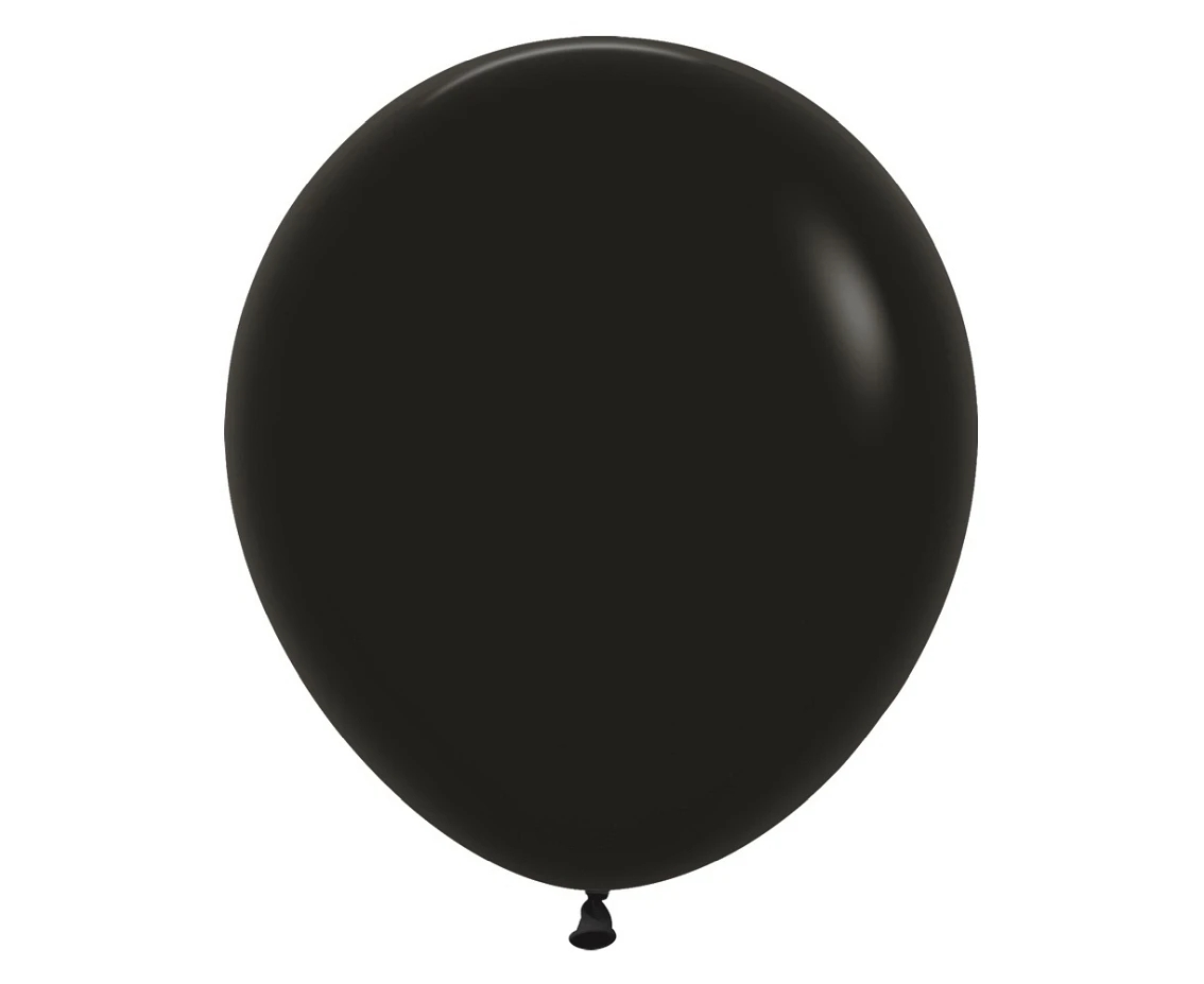 Sempertex Balloons 18", Black, 25 pcs.
