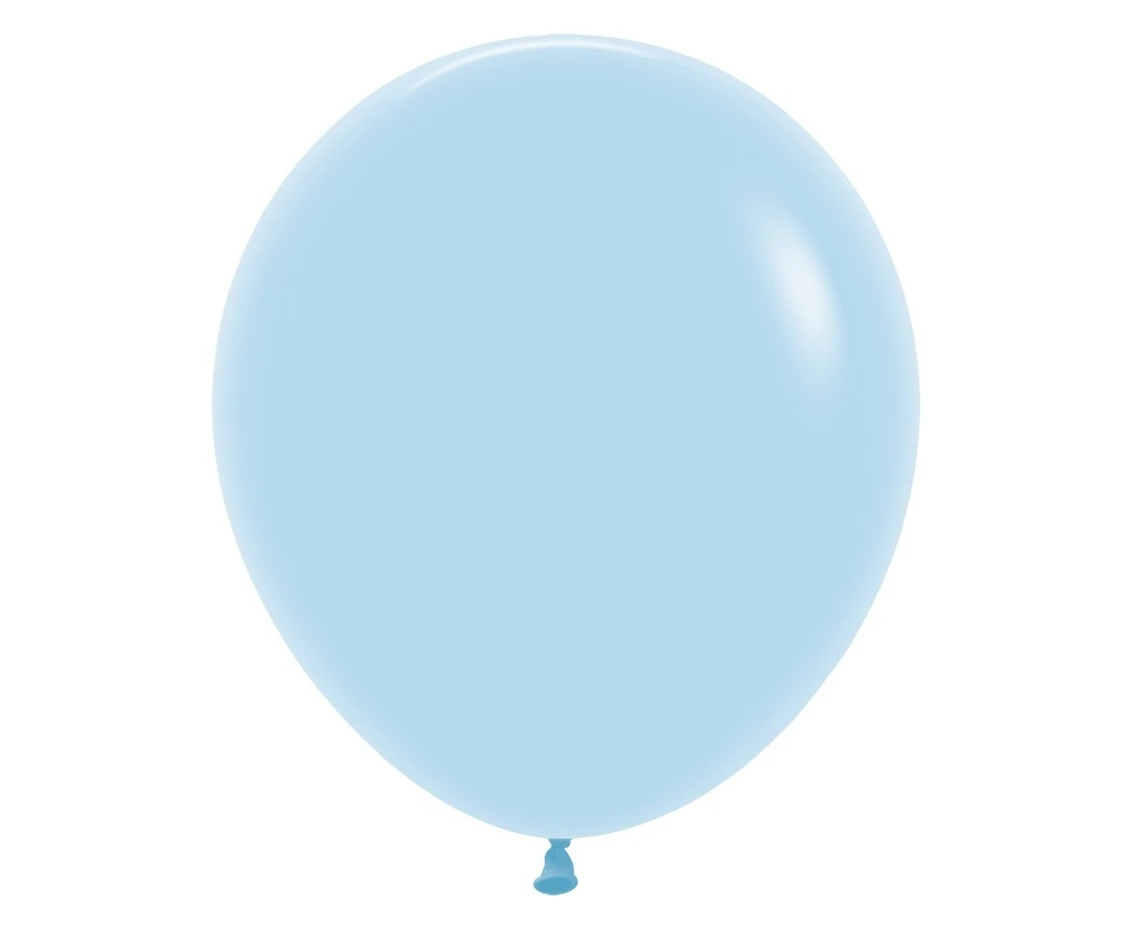 Sempertex Balloons 18", Pastel Matte Blue, 25 pcs.