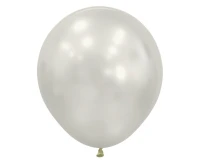Sempertex Balloons 18", Silk Oyster White, 15 pcs.
