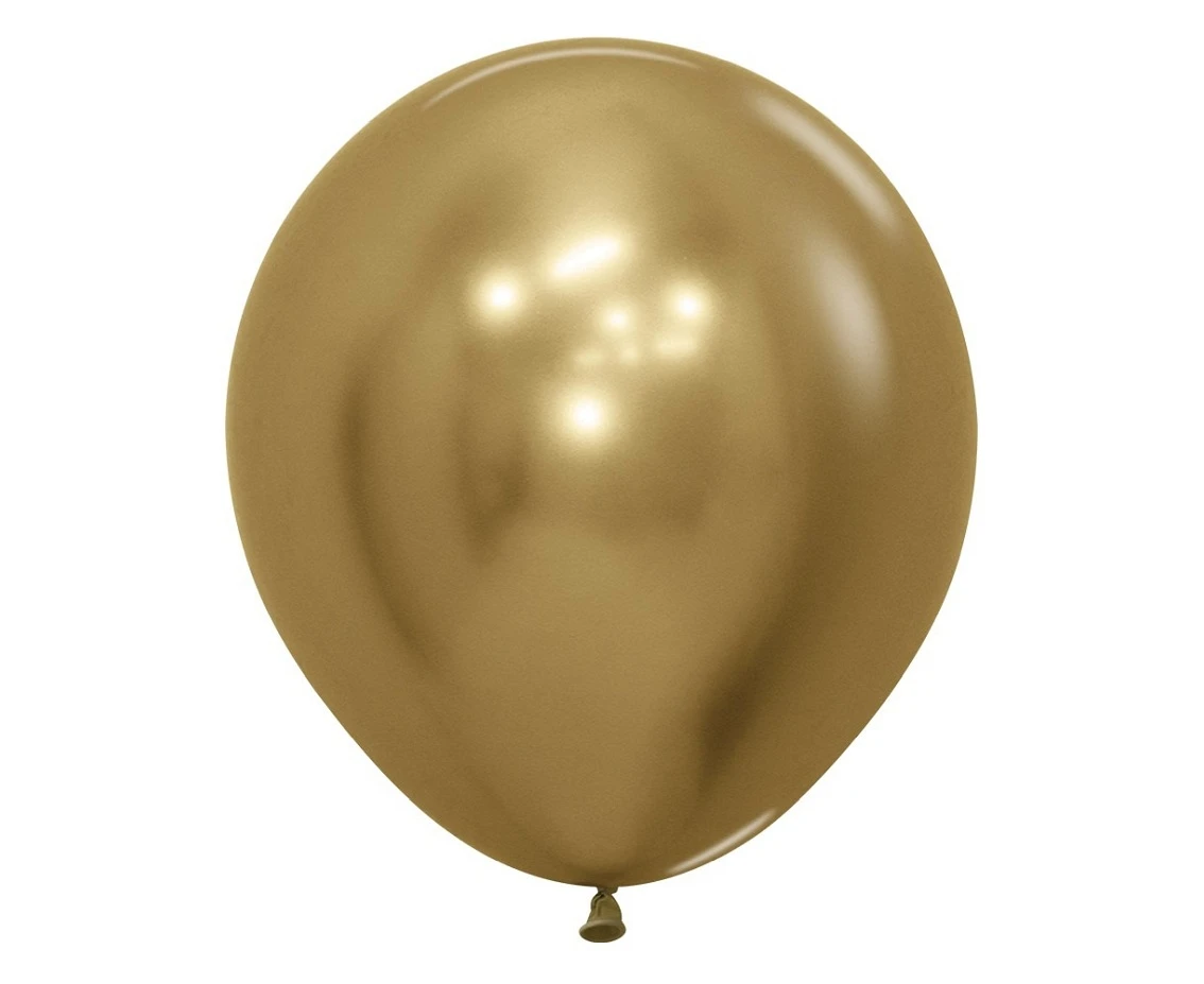 Sempertex Balloons 18", Reflex, Gold, 15 pcs.