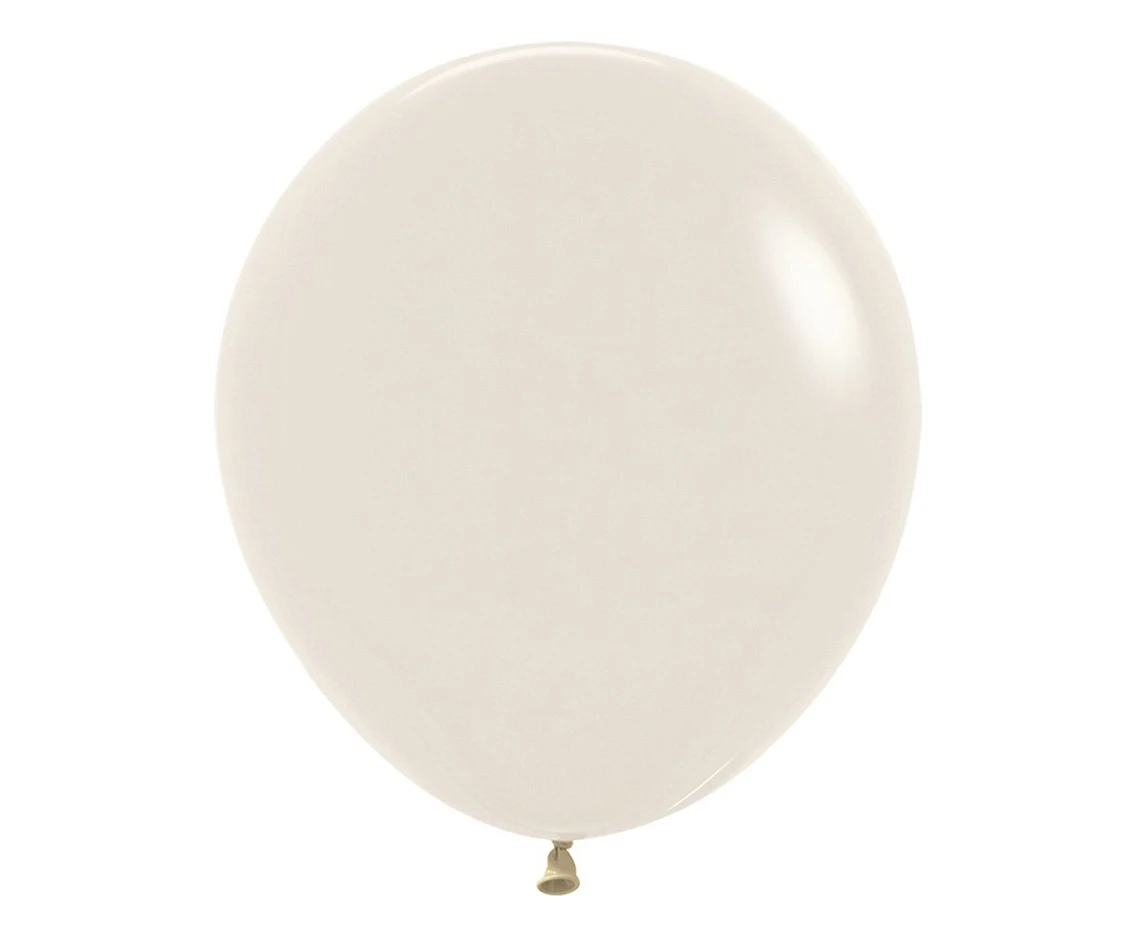 Sempertex Balloons 18", Pastel Dusk Cream, 25 pcs.
