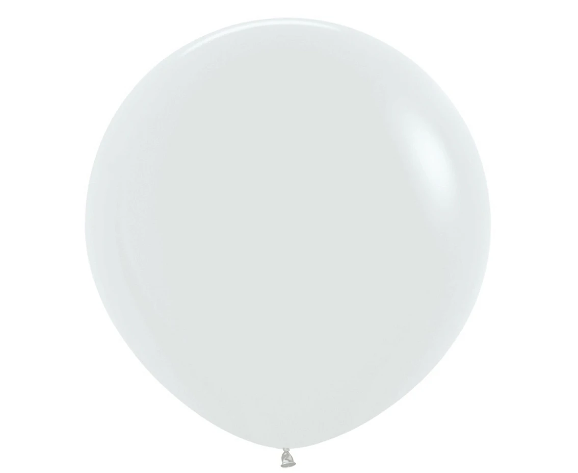 Sempertex Balloons 24", White, 3 pcs.