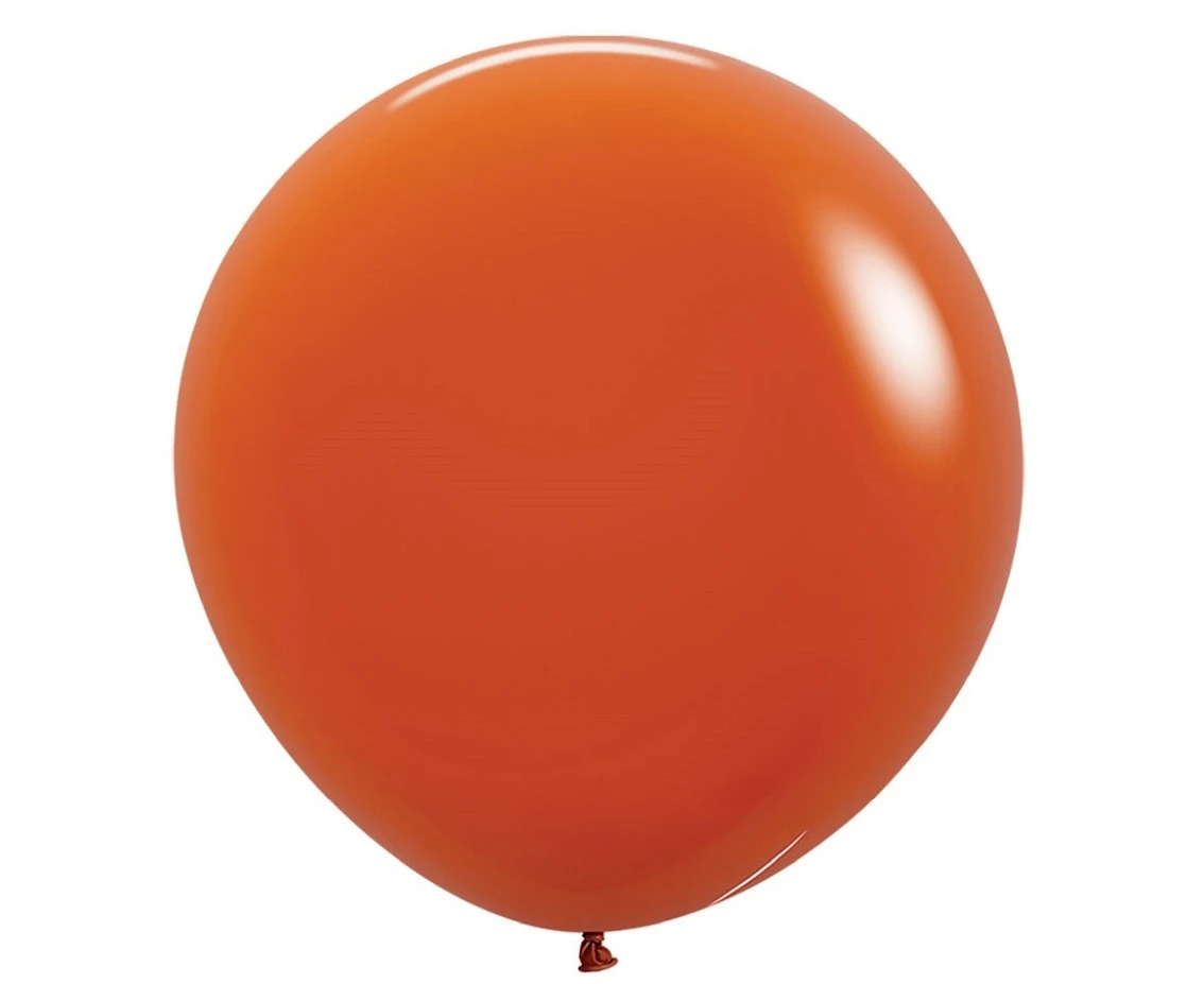 Sempertex Balloons 24", Sunset Orange, 3 pcs.