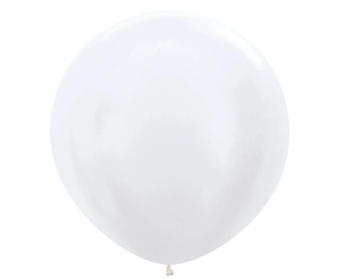 Sempertex Balloons 24", Pearl White, 3 pcs.