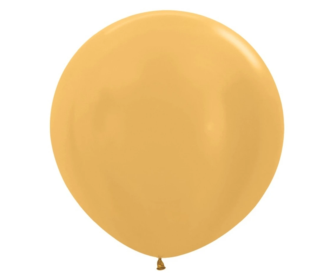 Sempertex Balloons 24", Metallic Gold, 3 pcs.