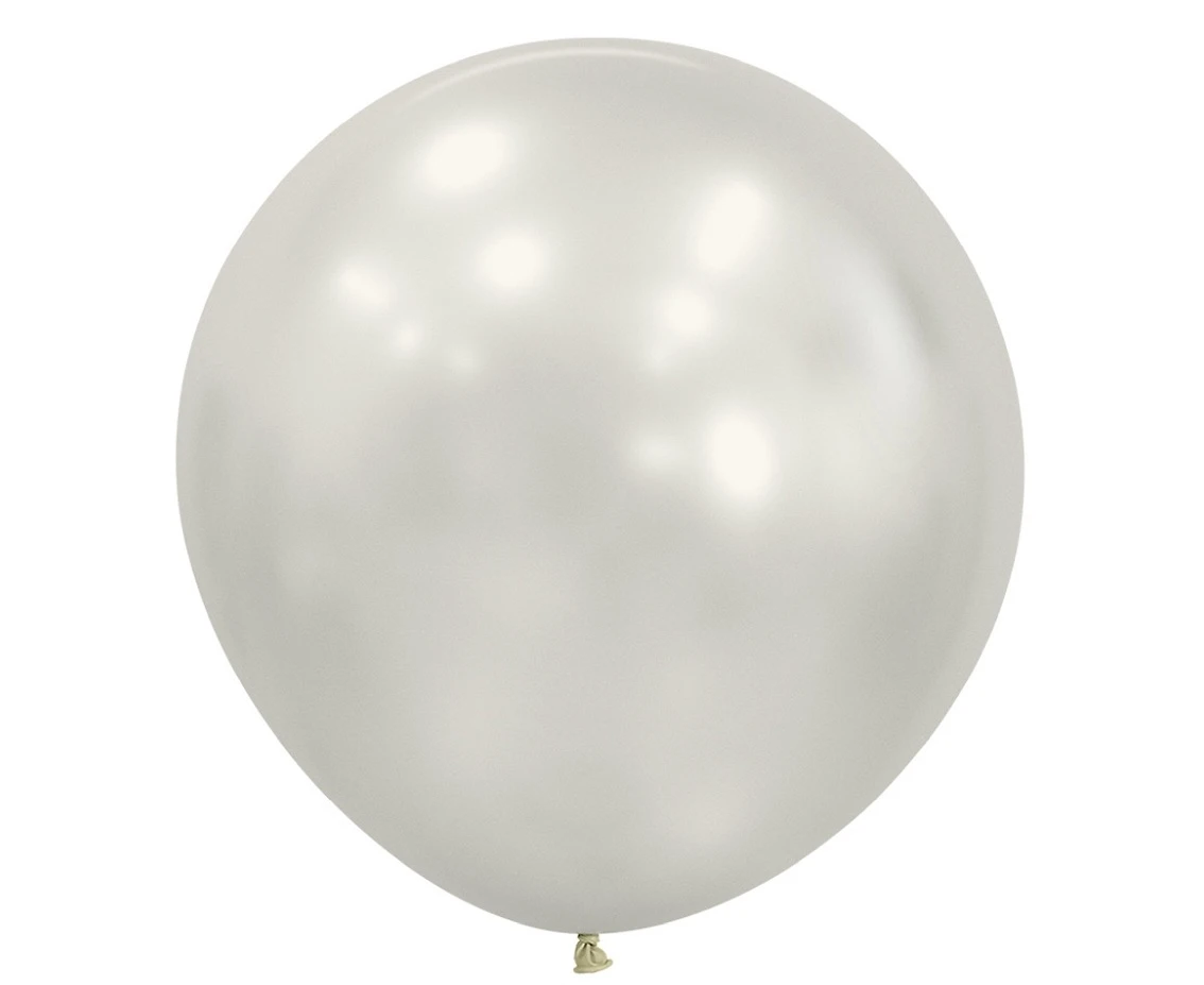 Sempertex Balloons 24", Silk Oyster White, 3 pcs.