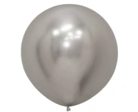 Sempertex Balloons 24", Reflex, Silver, 3 pcs.