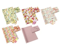 Neutral wrapping paper 34, mix of patterns, 70x200 cm