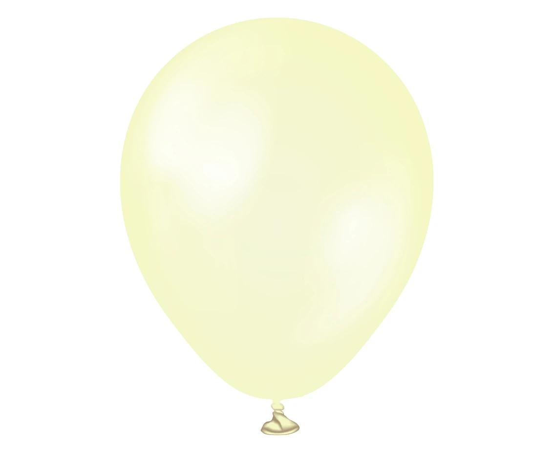 Kalisan Balloons 5", Pearl Lemon, 50 psc.