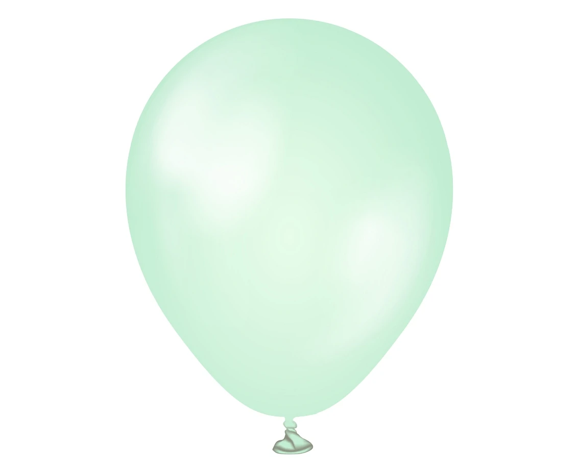 Kalisan Balloons 5", Pearl Green, 50 psc.