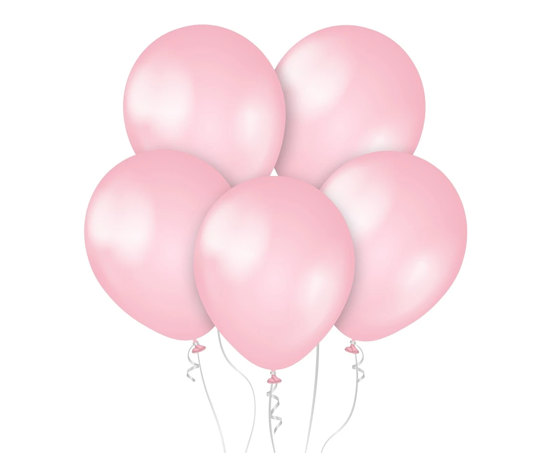 Kalisan Balloons 11", Pearl Pink, 50 psc.