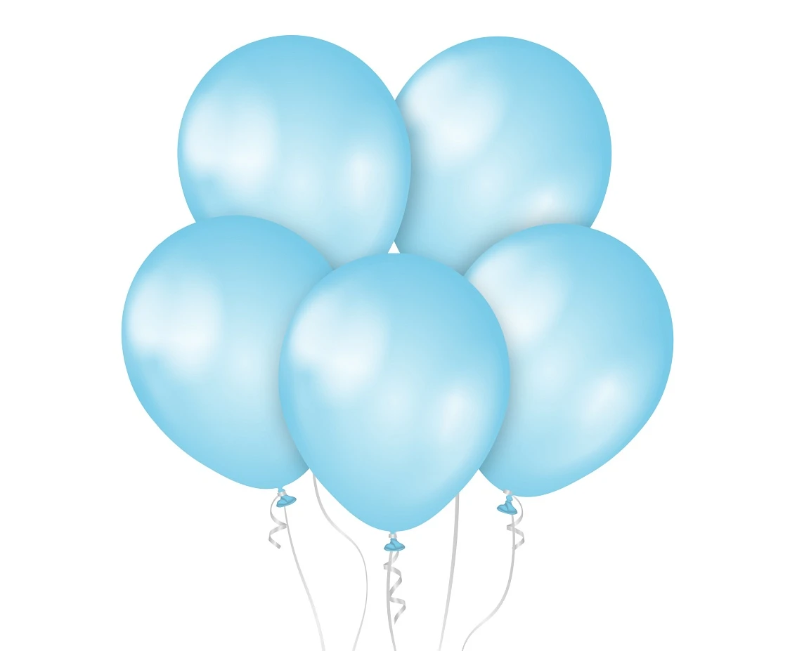 Kalisan Balloons 11", Pearl Sky Blue, 50 psc.