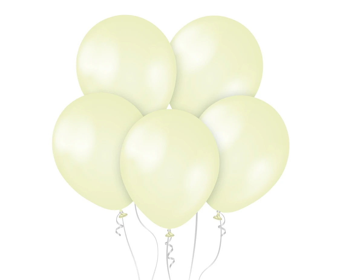 Kalisan Balloons 11", Pearl Lemon, 50 psc.